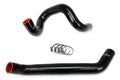 HPS Performance Black Reinforced Silicone Radiator Hose Kit Coolant for Jeep 07-11 Wrangler JK 3.8L V6