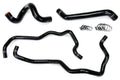 HPS Performance Black Reinforced Silicone Radiator Hose Kit Coolant for Jeep 07-11 Wrangler JK 3.8L V6
