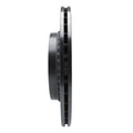R1 10-17 Volvo XC60 Rear Left Drilled & Slotted Black Brake Rotor