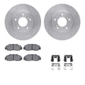 R1 91-99 Acura TL Front Brake Rotor Set w/Optimum OE Pads and Hardware