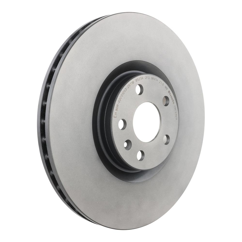 Brembo 19-20 Volvo S60/17-20 S90/19-20 V60/18-20 V90 Front Premium UV Coated OE Equivalent Rotor