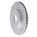 R1 02-04 Ford Focus Front Right Drilled & Slotted Geoperformance Rotor