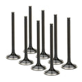 Supertech Honda B16/B18C Black Nitrided Exhaust Valve - +0.5mm Oversize - Set of 8