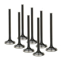 Supertech Honda D16Z6/D16Y/D15B/D17A Black Nitrided Exhaust Valve - Set of 8