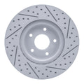R1 13-25 Infiniti Jx35 Front Left Drilled & Slotted Geoperformance Rotor