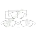 Brembo 2011 Mercedes-Benz SLK250 HP2 Pads - Front