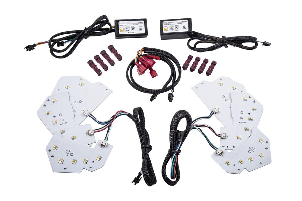 Diode Dynamics 18-21 EU/AU Ford Mustang Switchback DRL LED Boards
