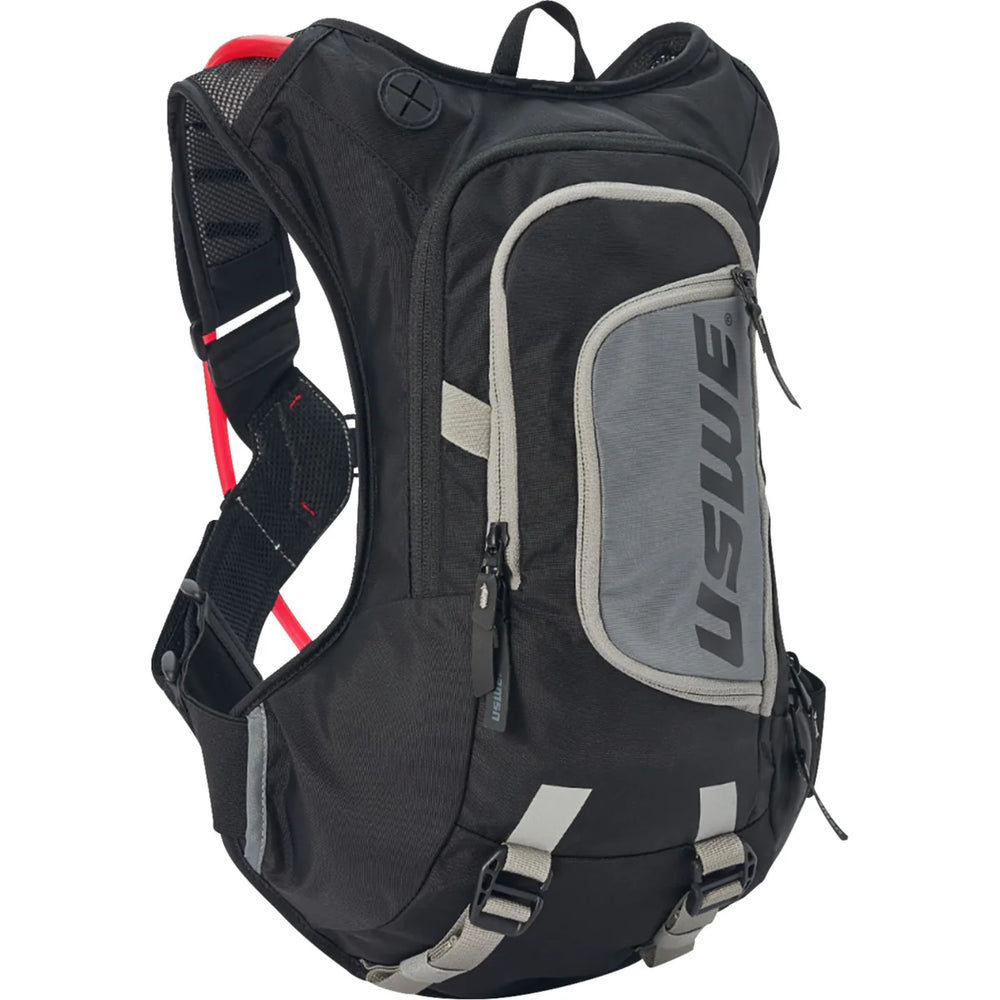 USWE Moto Hydro Hydration Pack 8L - Carbon Black/Grey