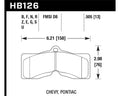Hawk Performance Ceramic Street Brake Pads