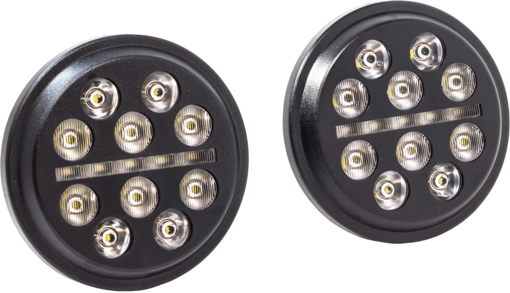 Letric Lighting 4.5in Black Buck-Shot