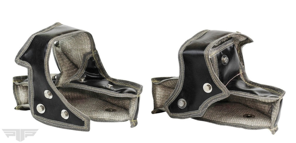 PTP Turbo Blankets BMW N54 Black Front and Rear Manifold / Turbo Blankets 2007-2011