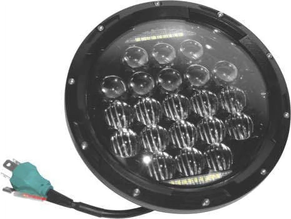Letric Lighting 7? LED Black Aggressive Style multi-mini Headlight