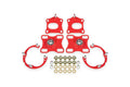 BMR Suspension 11-14 Ford Mustang Caster/Camber Plates - Red