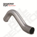 Diamond Eye INT PIPE 4in TB Single AL DODGE 5.9L 2500/3500 89-93 4X4 ONLY