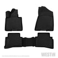 ~(7 lbs. 26X4X3)~ Profile Floor Liners Front and 2nd Row Black Sportage 2016-2018