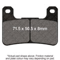 EBC 08-10 Kawasaki ZX10 R Ninja ZX 1000 E8F Front Left/Right GPFAX HH Race Brake Pads