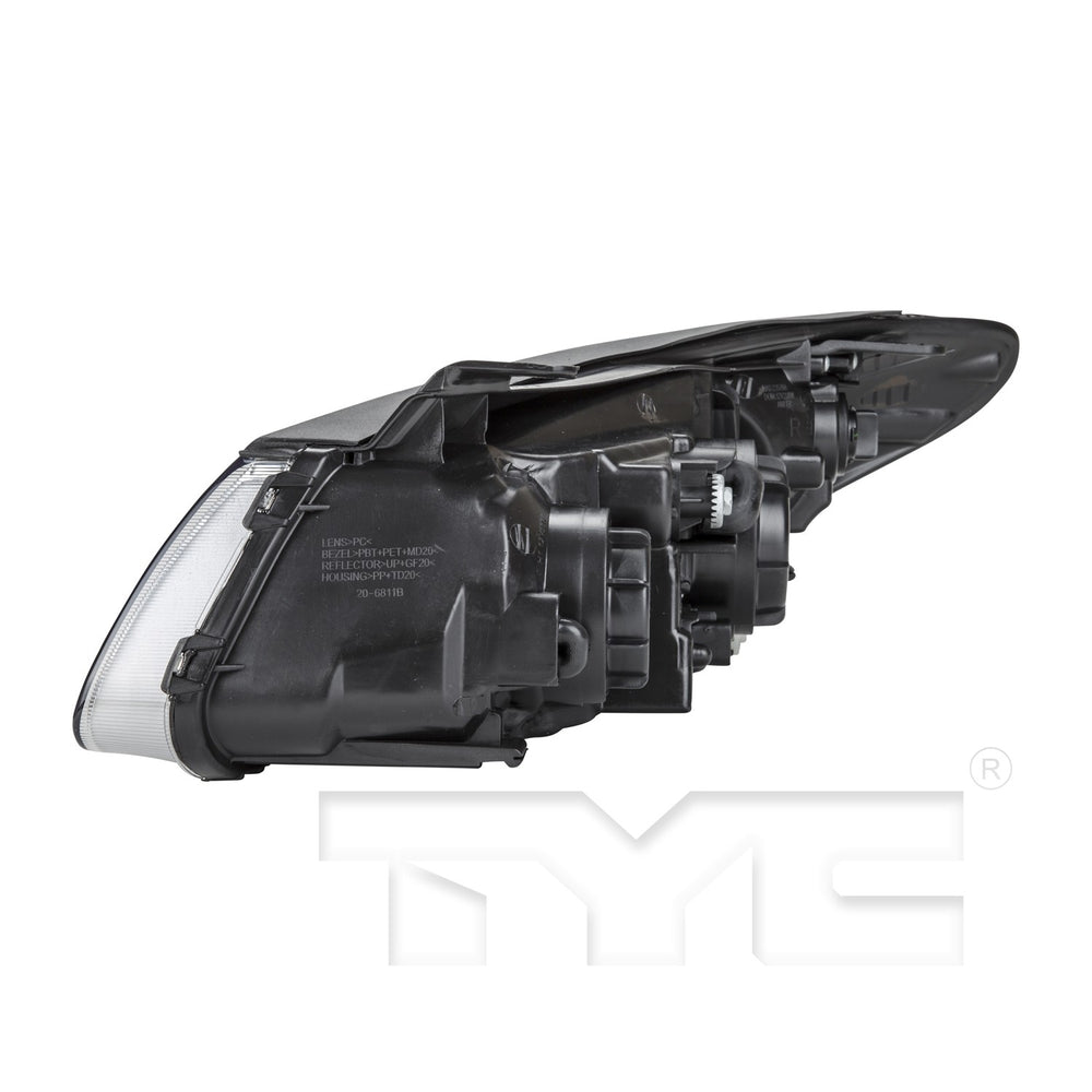 RH HEADLAMP ASSY COMPOSITE SEDAN HYUNDAI ELANTRA 20102010