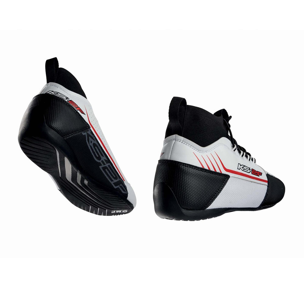 OMP Ks-2F Kart Shoes Red / Black Sz 37