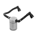 J&L 2018-2023 Ford Mustang GT Passenger Side Oil Separator 3.0 - Clear Anodized