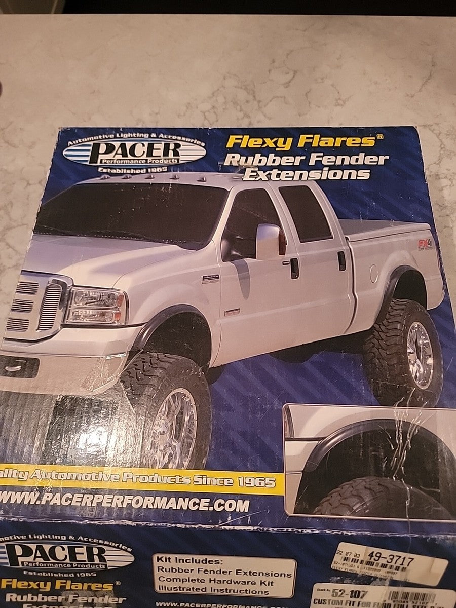 8086 FORD FULLSIZE PICKUP FLEXY FLARES 4 PIECE KIT