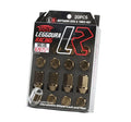 Project Kics 12X1.25 Bronze Leggdura Racing Lug Nuts - 16 PCS