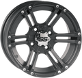 ITP SS 212 12x7 / 4x110 BP / 2+5 Offset Black Wheel