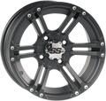 ITP SS 212 12x7 / 4x137 BP / 5+2 Offset Black Wheel