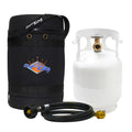 GAS HAULER KIT W/5LB TANK & RUBBER HOSE