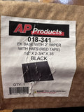 TRAILER WEATHERSTRIPPING EK BASE W/2 WIPERBLACK 1/2X23/4X35