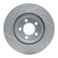 DFC 97-05 Chevrolet S10 Rear Right Drilled & Slotted Geoperformance Rotor