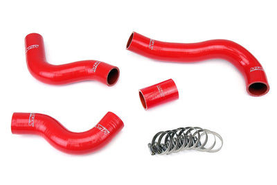 HPS Performance Red Reinforced Silicone Radiator Hose Kit Coolant for Nissan 84-89 300ZX 3.0L V6 Turbo / NA