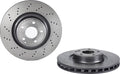 Brembo Mercedes-Benz SLK250 2014-2012 SLK350 2014-2012 Front Premium UV Coated OE Equivalent Rotor