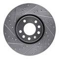 DFC 99-10 Chevrolet/Opel Astra (Mexico) Front Left Drilled & Slotted Silver Brake Rotor