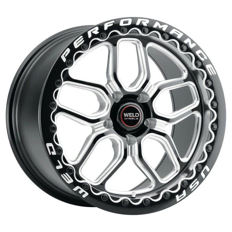Weld Perf 17in Beadlock Ring A / Gloss BLK MIL
