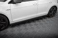 Maxton Gloss Black Side Skirts VW Golf VII 14-17 GTI