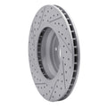 R1 07-15 BMW 335I Front Right Drilled & Slotted Geoperformance Rotor
