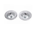 Power Stop 03-05 Infiniti G35 Front Evolution Drilled & Slotted Rotors - Pair