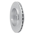 R1 Concepts Brake Rotor Drilled and Slotted Silver Fits Dodge Durango