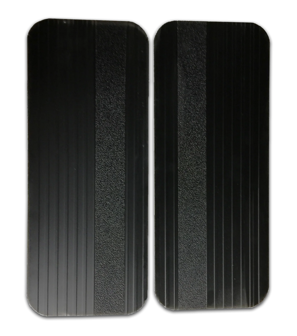 BLACK RECTANGULAR MUD FLAPS