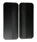 BLACK RECTANGULAR MUD FLAPS