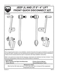 JL 04IN FRONT QUICK DISCONNECT W/ SWIVEL STUD KIT BOXED (PAIR)