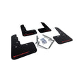 Rally Armor 17-22 Honda Civic Type R Black UR Mud Flap w/Red Logo