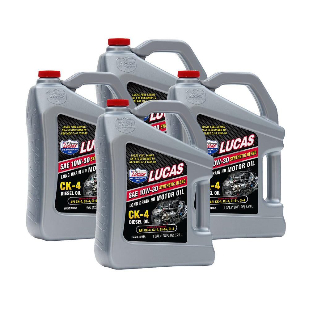 SYNTHETIC SAE 10W30 CJ4/SM MOTOR OIL 1 GALLON CASE OF 4