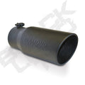 Exhaust Tip Rolled Angle Cut 5 Inch ID X 6 Inch OD X 15 Inch Long 304 Stainless Tail Pipe Tips Diamond Eye