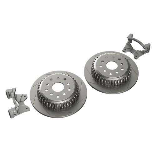 0718 WRANGLER JK 13.5IN BRAKE ROTORSLOTTEDREAR LEFT5X5IN &5X5.5IN