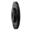 R1 03-11 Cadillac BLS (Mexico) Front Right Drilled & Slotted Black Brake Rotor