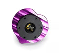 NRG Heart Quick Release Kit Gen 143 - Black Body / Purple Heart Ring