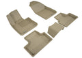 3D MAXpider 2018-2020 Volvo XC60 Kagu 1st & 2nd Row Floormats - Tan