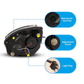 0005 MITSUBISHI ECLIPSE HALO PROJECTOR HEAD LIGHTS(BLACK/CLEAR)