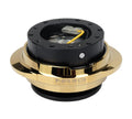 NRG Quick Release Kit - Black Body/ Chrome Gold Oval Ring